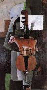 Kasimir Malevich Cow and fiddle Spain oil painting artist